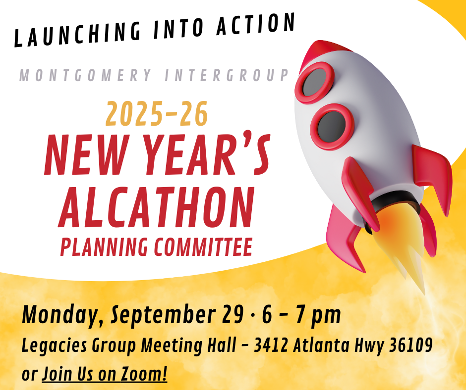 Rocketship graphic for the Alcathon planning committee.