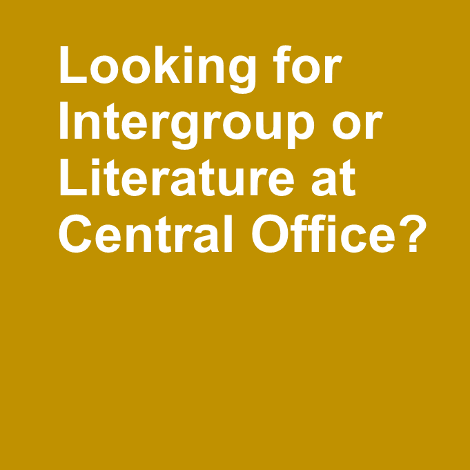 Your Intergroup and Central Office